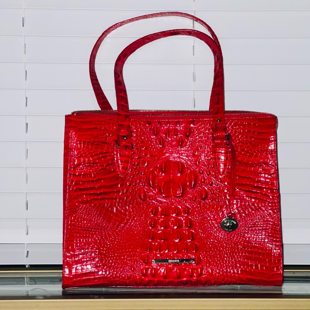 True Red Brahmin Melbourne Tote